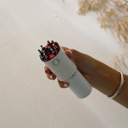2 in 1 Electric Scalp  Massager and Hair oil Dispenser + 70ml free organic hair oil