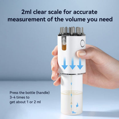 2 in 1 Electric Scalp  Massager and Hair oil Dispenser + 70ml free organic hair oil